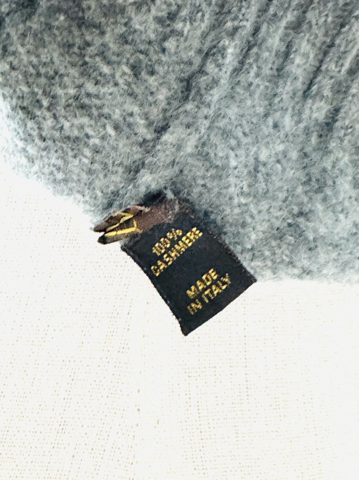 Loro Piana Loro Piana Short-sleeve turtleneck sweater grey Cashmere 44 Size S / US 4 / IT 40 - 4 Thumbnail