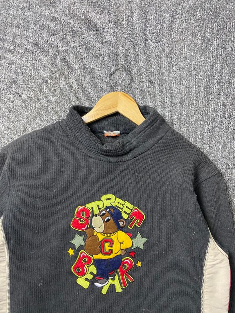 Jean Charles De Castelbajac Castelbajac Street Bear Embroidery Pullover Sweater (205) Size US XS / EU 42 / 0 - 7 Thumbnail
