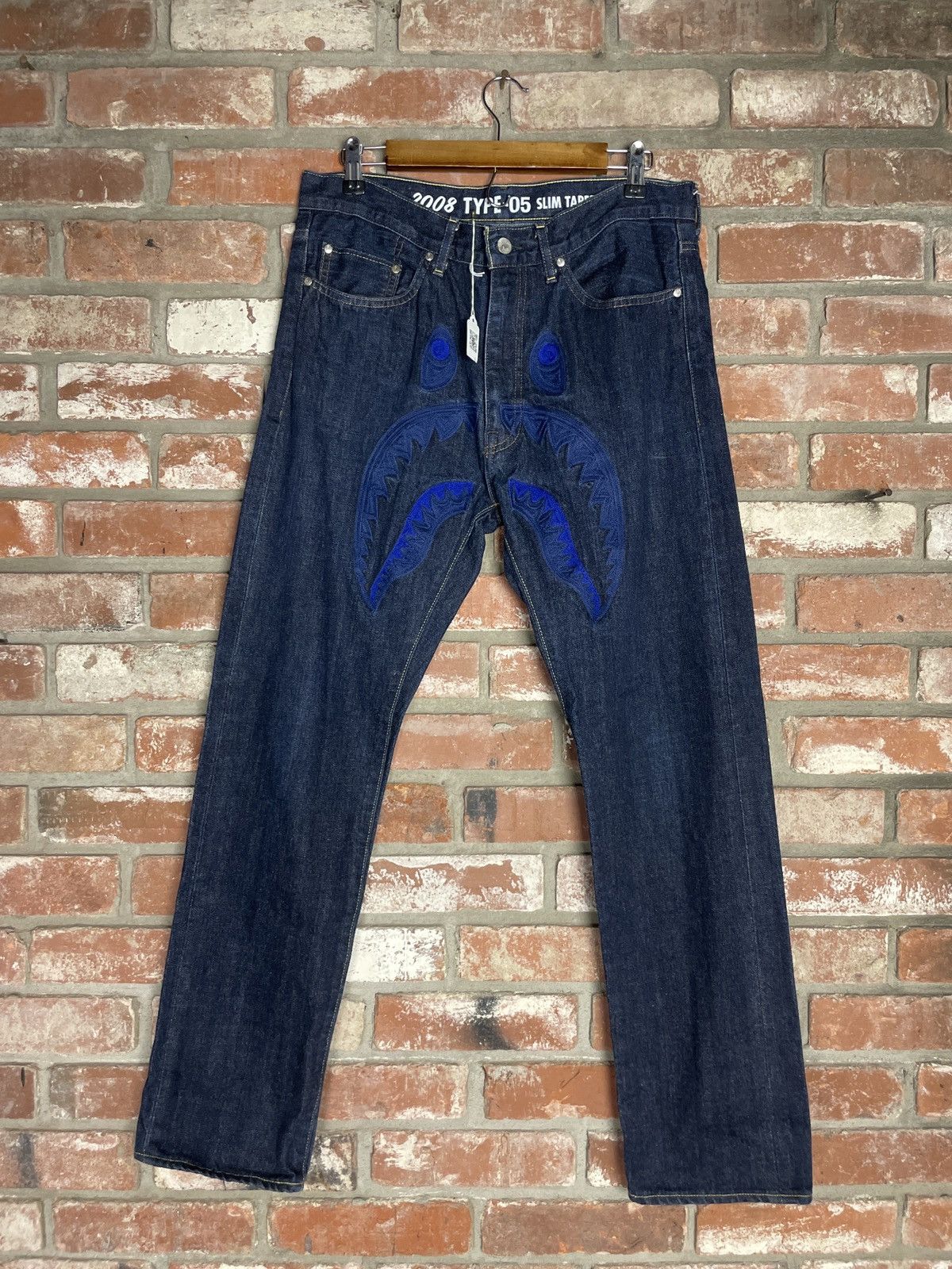 Bape 2008 Bape Shark Jeans Size US 32 / EU 48 - 1 Thumbnail