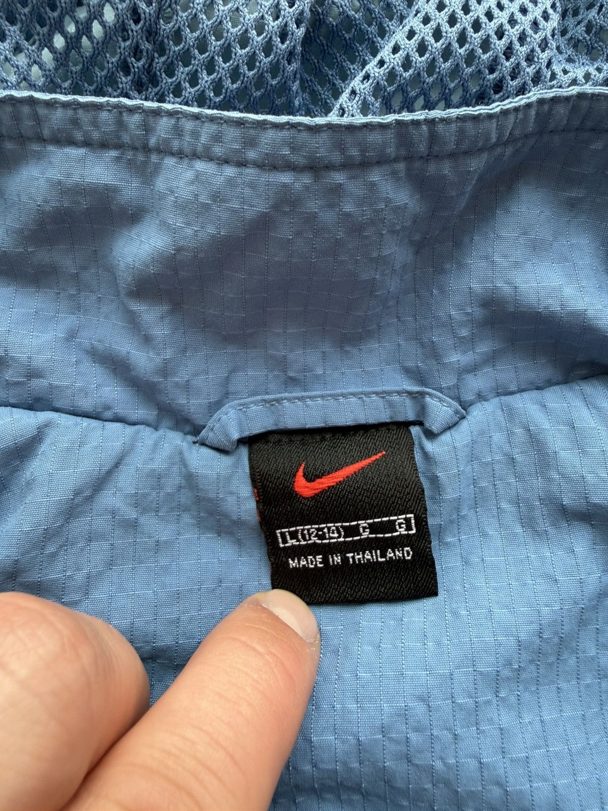 Nike Vintage Nike Blue Anorak Jacket Size US L / EU 52-54 / 3 - 7 Thumbnail