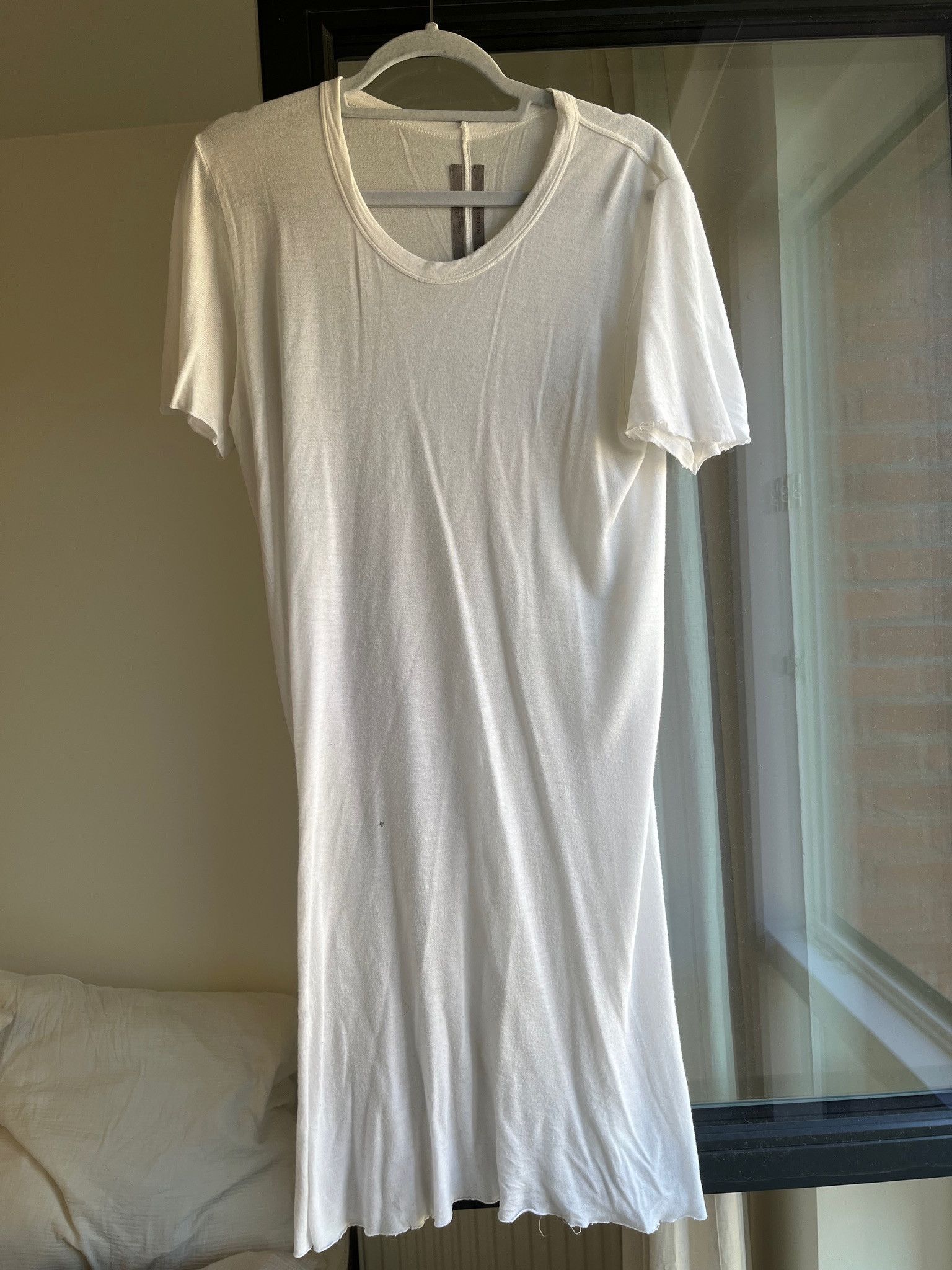 Rick Owens Rick Owens forever tee raw faun 15 | Grailed