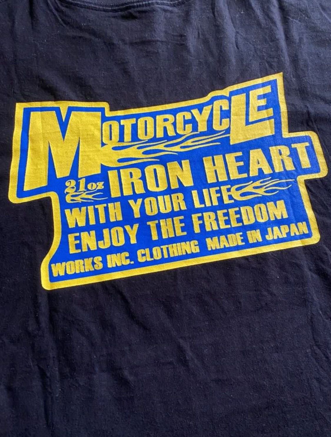 IRON HEART アイアンハートMotorcycle Specialties Heavy Cotton Iron Heart Motorcycle Specialties Tee