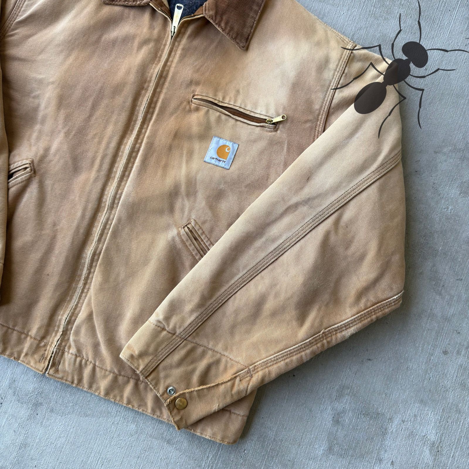 Carhartt × Vintage Carhartt brown Detroit work wear jacket Size US L / EU 52-54 / 3 - 4 Thumbnail