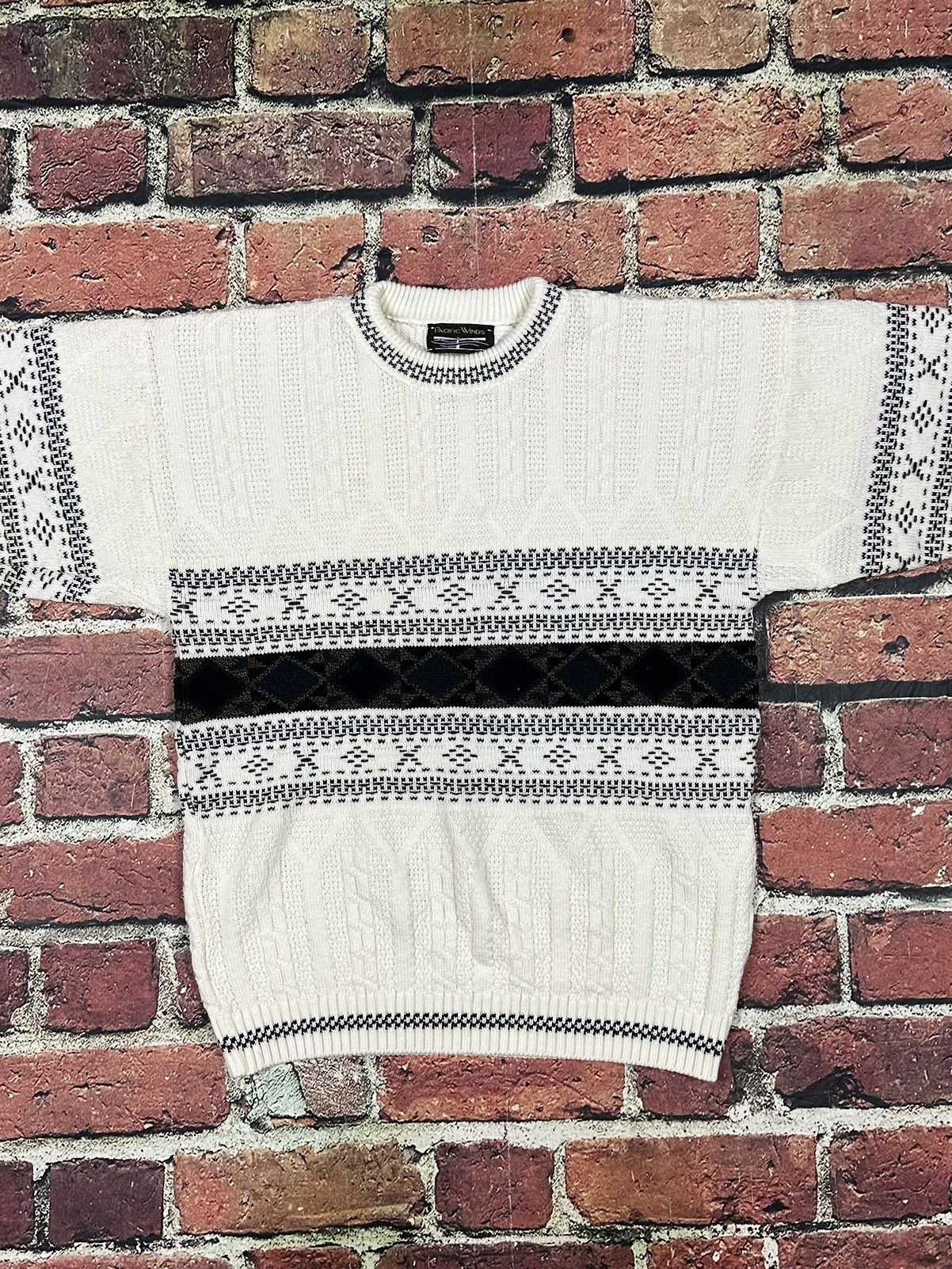 Vintage Vintage Pacific Winds Geometric Pattern Sweater Pullover Size US M / EU 48-50 / 2 - 2 Thumbnail