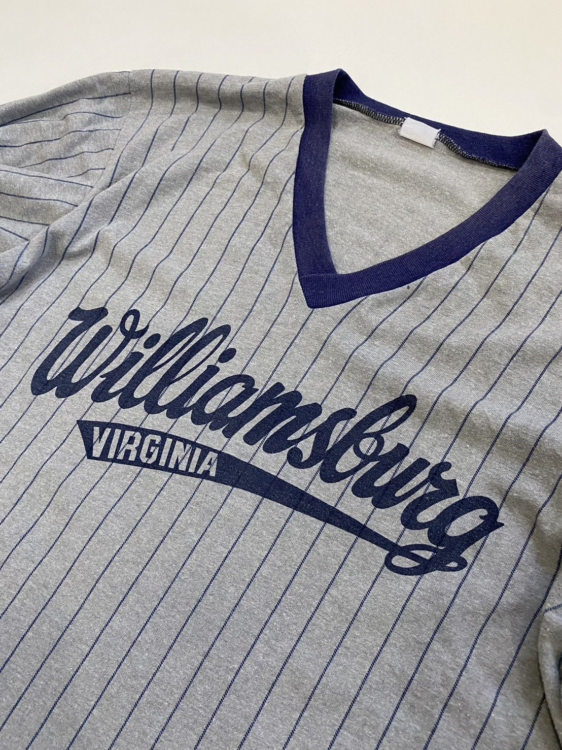 MLB × Vintage Vintage 80's-90s Williamsburg Virginia Shirt Size US XL / EU 56 / 4 - 2 Thumbnail
