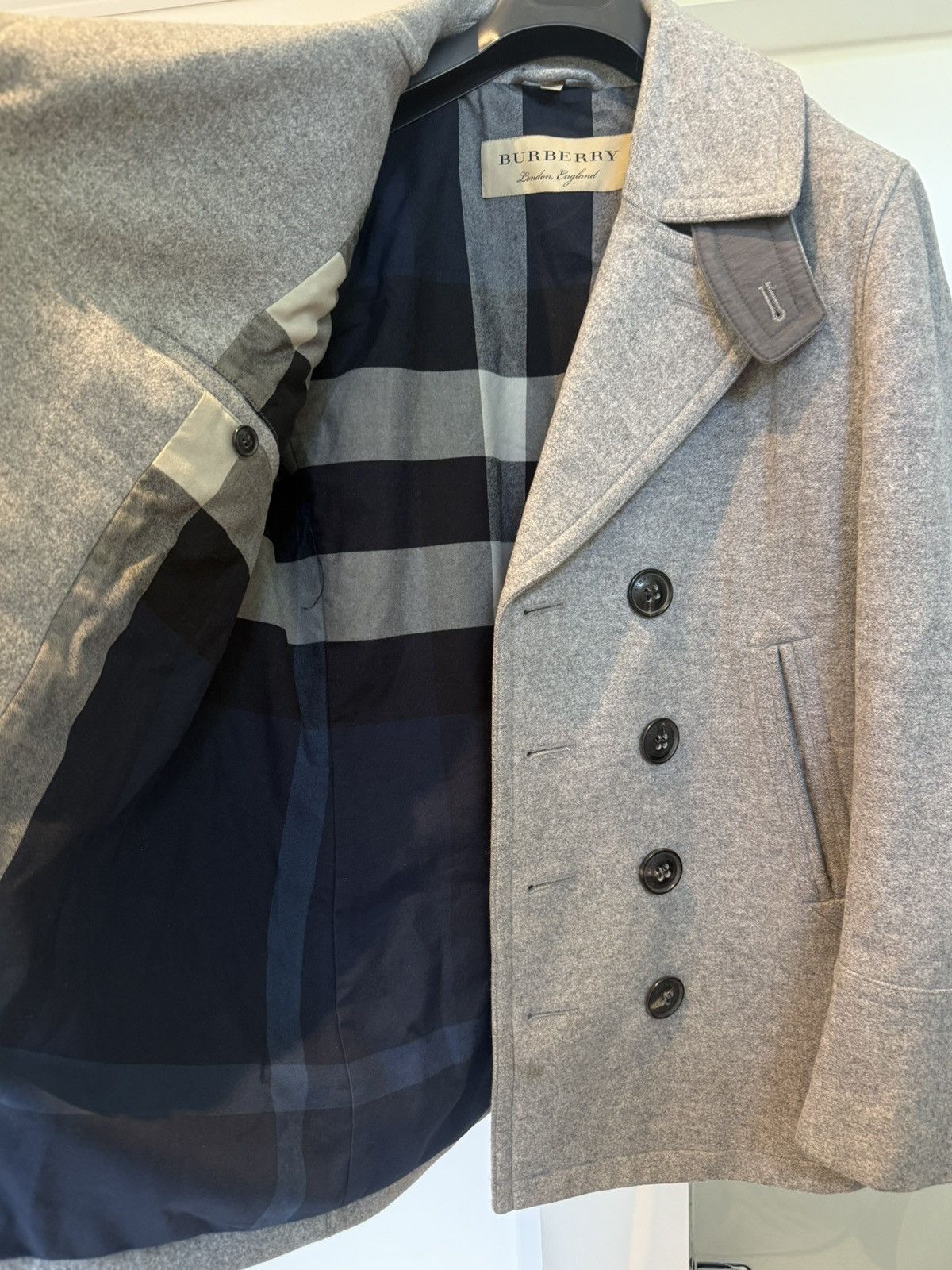 Burberry Burberry wool men coat Size US XL / EU 56 / 4 - 10 Thumbnail