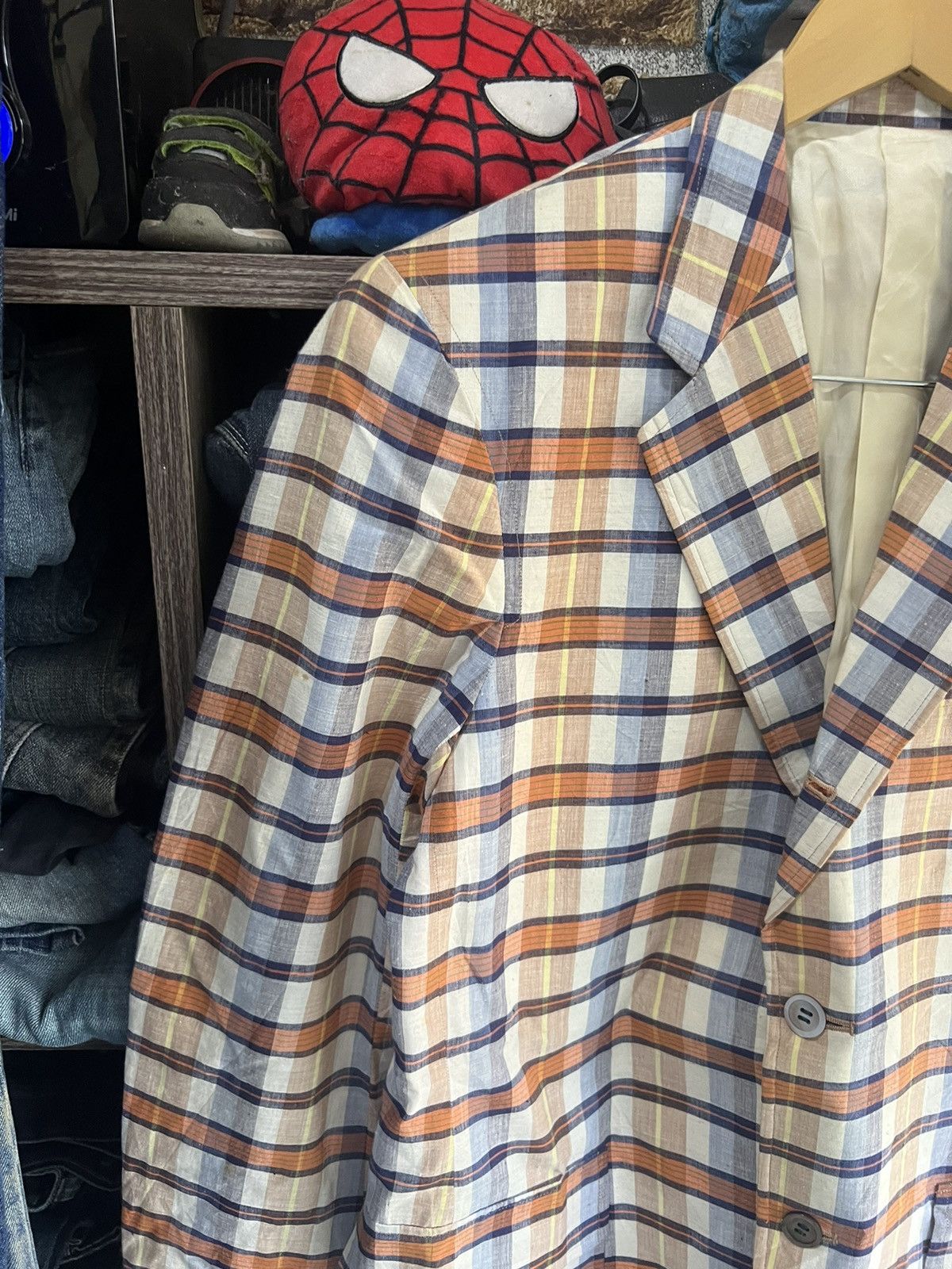 Van 🔥Vintage Van Checkered Blazer Size 40R - 3 Thumbnail
