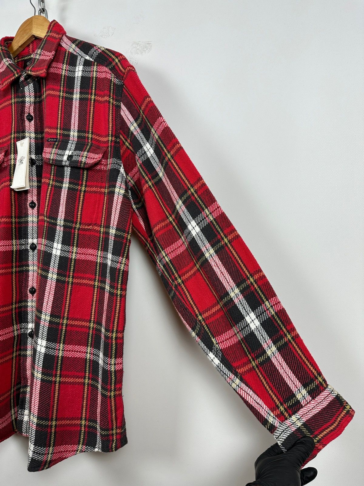 Polo Ralph Lauren RRL Ralph Lauren Double RL Plaid Flannel Long Sleeve Shirt Size US L / EU 52-54 / 3 - 11 Thumbnail