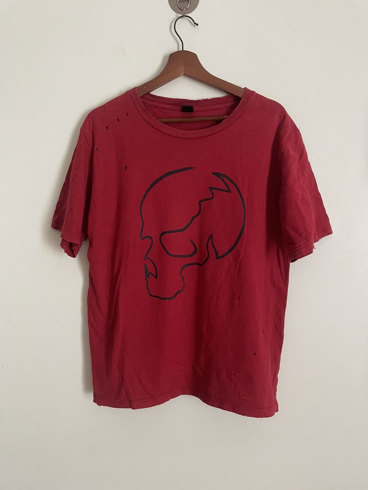 Japanese Brand Dead Lotus Vandalism Distressed Tshirt Size US M / EU 48-50 / 2 - 1 Thumbnail