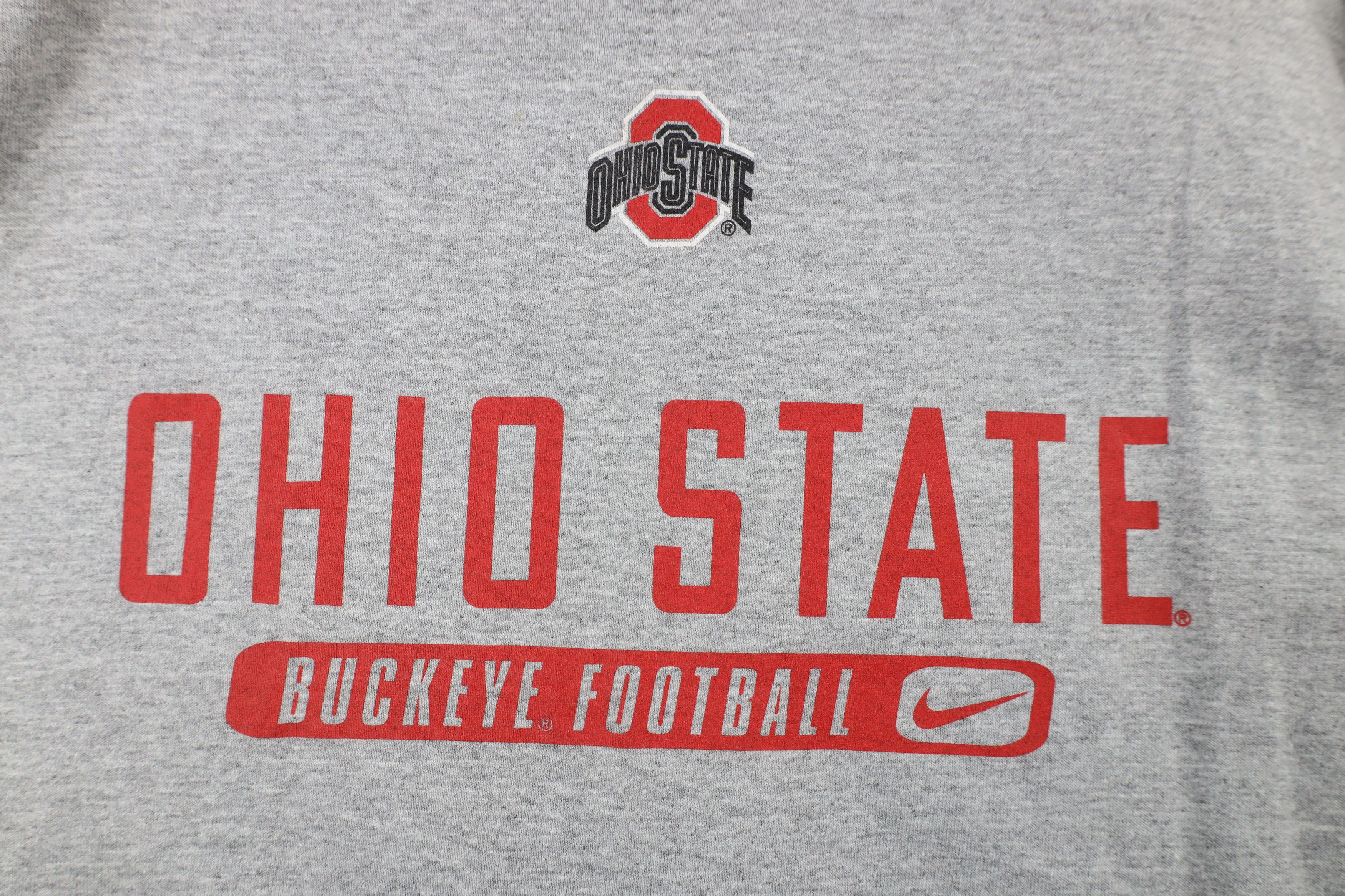 Nike × Vintage Vintage Nike Swoosh Ohio State University Football T-Shirt Size US M / EU 48-50 / 2 - 4 Thumbnail
