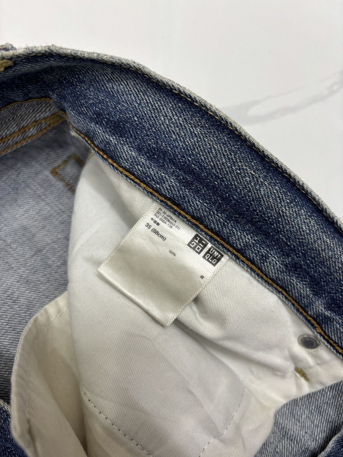 Undercover × Uniqlo Vintage Uniqlo Selvedge Dirty Distressed Denim Jeans Size US 36 / EU 52 - 12 Thumbnail