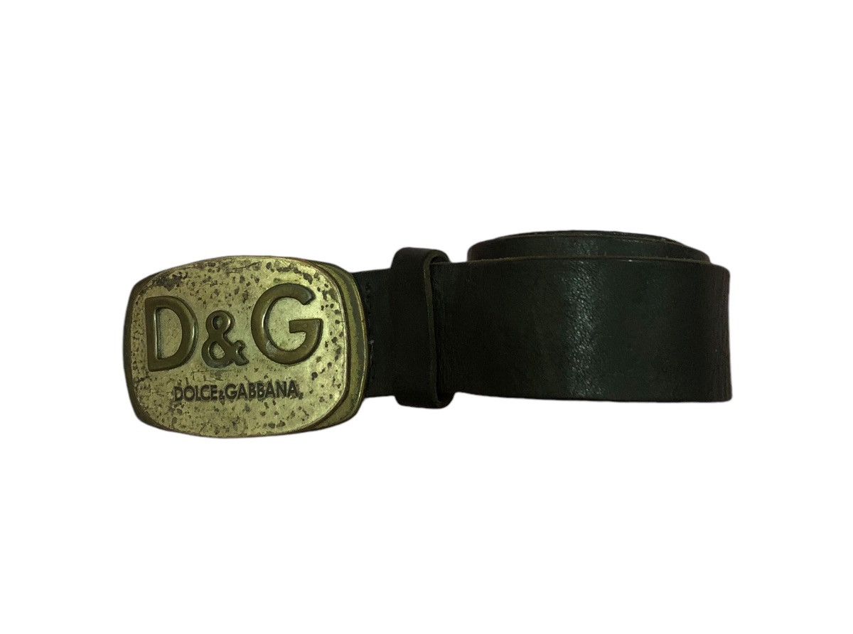 Dolce & Gabbana Vintage Dolce & Gabbana Genuine Leather Belt Made In Italy Size 36 - 2 Thumbnail