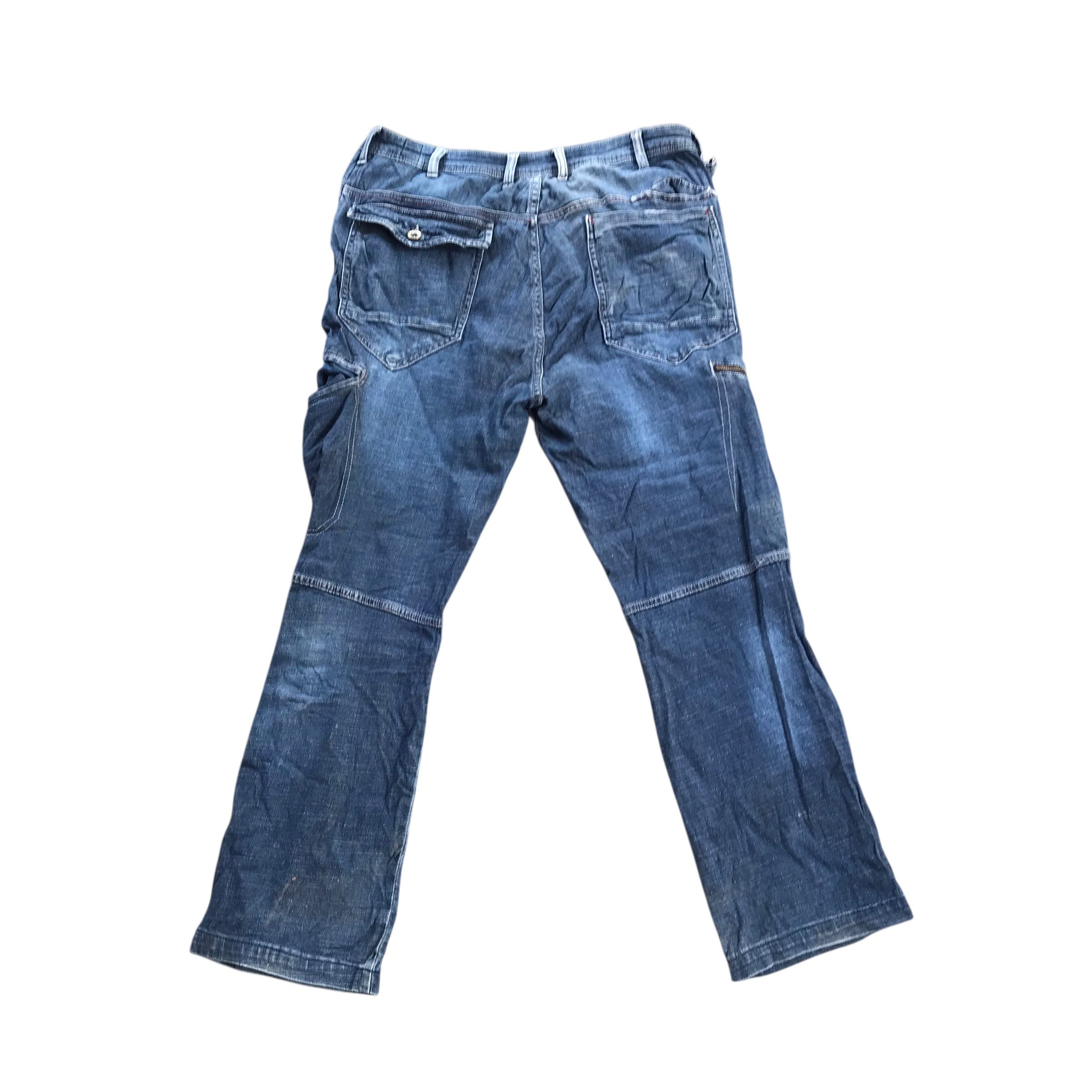 If Six Was Nine Field core Distressed denim Racing -size 34 Size US 34 / EU 50 - 8 Thumbnail