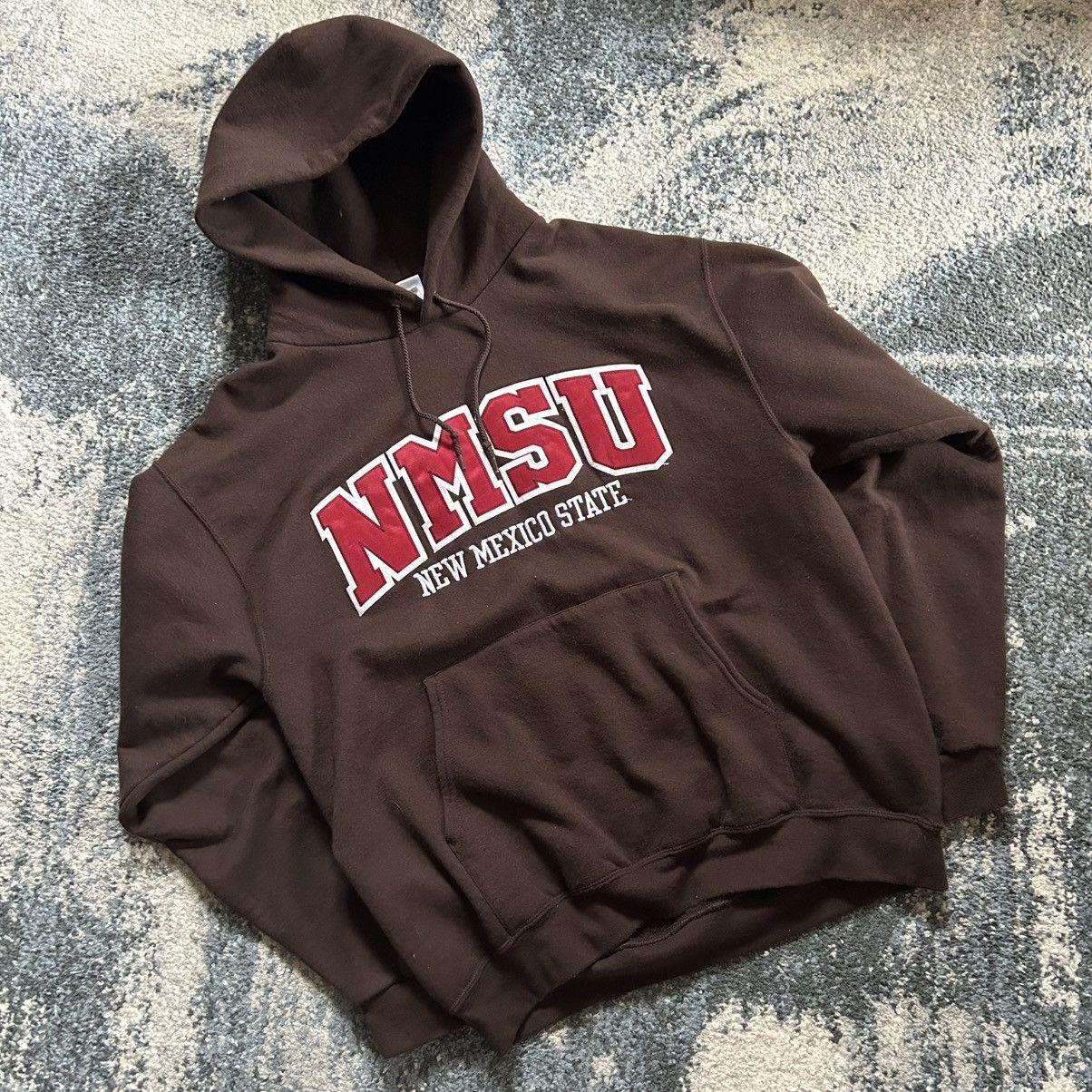 Champion NMSU BROWN BURGUNDY CREAM TACKLE TWiLL REVERSE WEAVE HOODiE Size US L / EU 52-54 / 3 - 21 Thumbnail