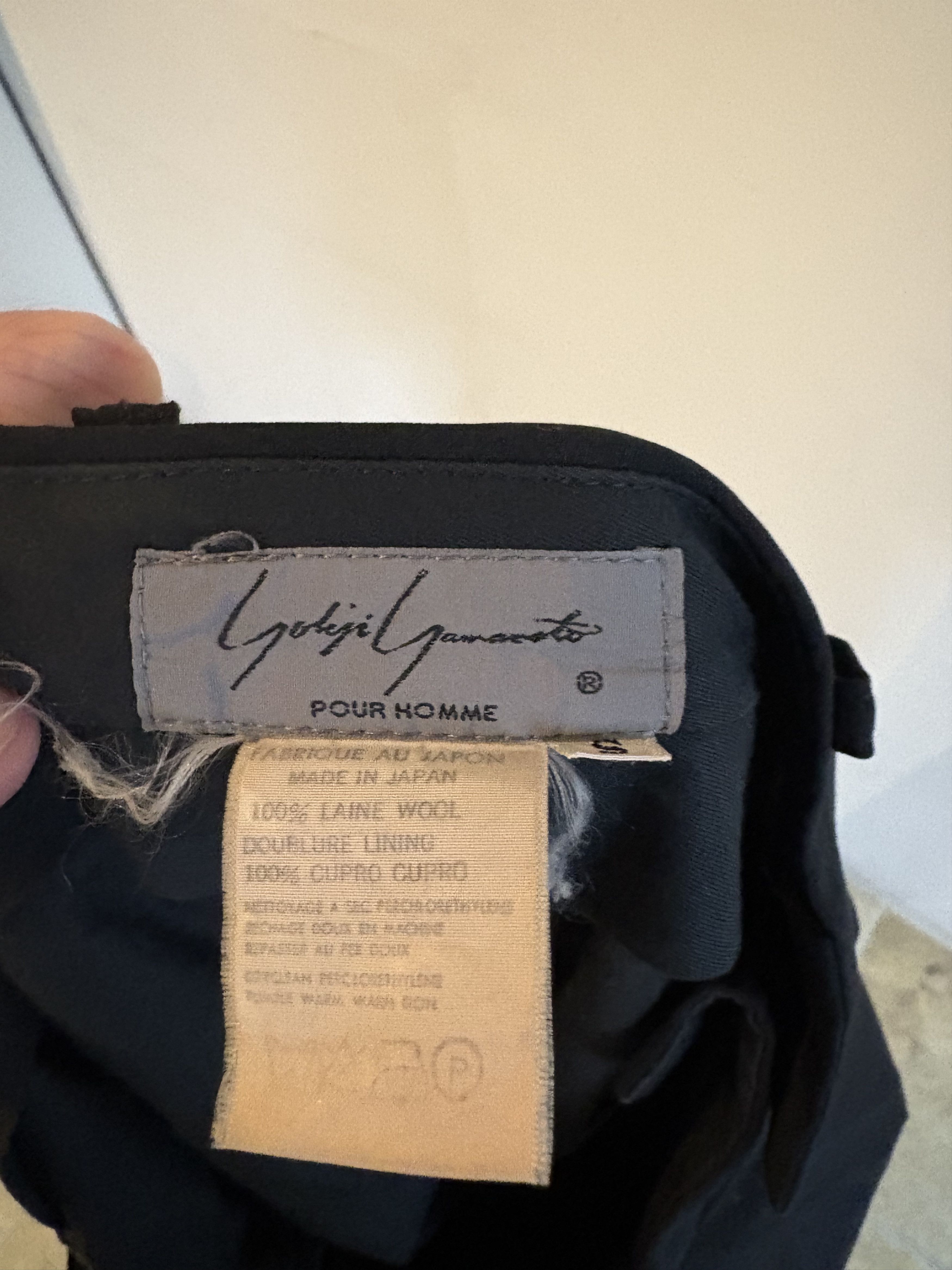 Yohji Yamamoto Yohji Yamamoto Pour Homme Pants Size 40S - 8 Thumbnail