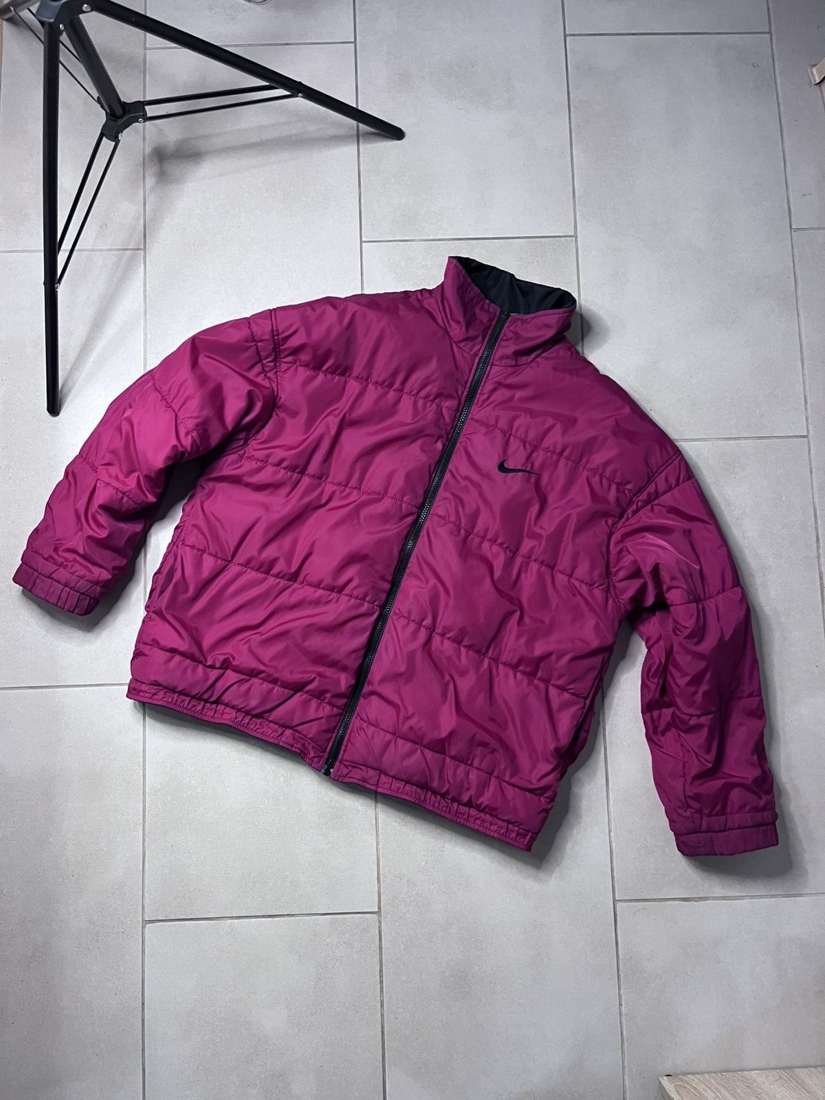 Nike × Vintage Duplex Puffer Jacket Nike Rare Vintage Streetwear Size US L / EU 52-54 / 3 - 3 Thumbnail