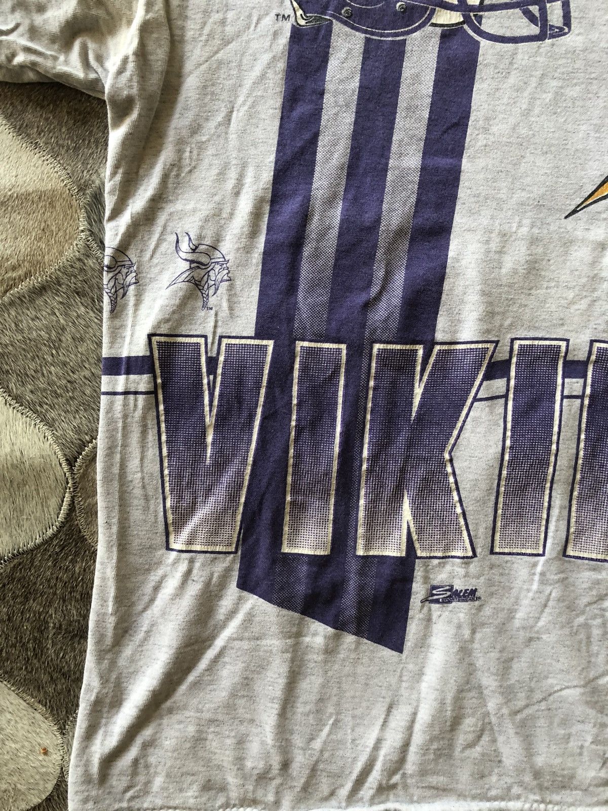 NFL × Salem Sportswear × Vintage Vintage AOP Vikings Salem sportswear graphic ter Size US XL / EU 56 / 4 - 3 Thumbnail
