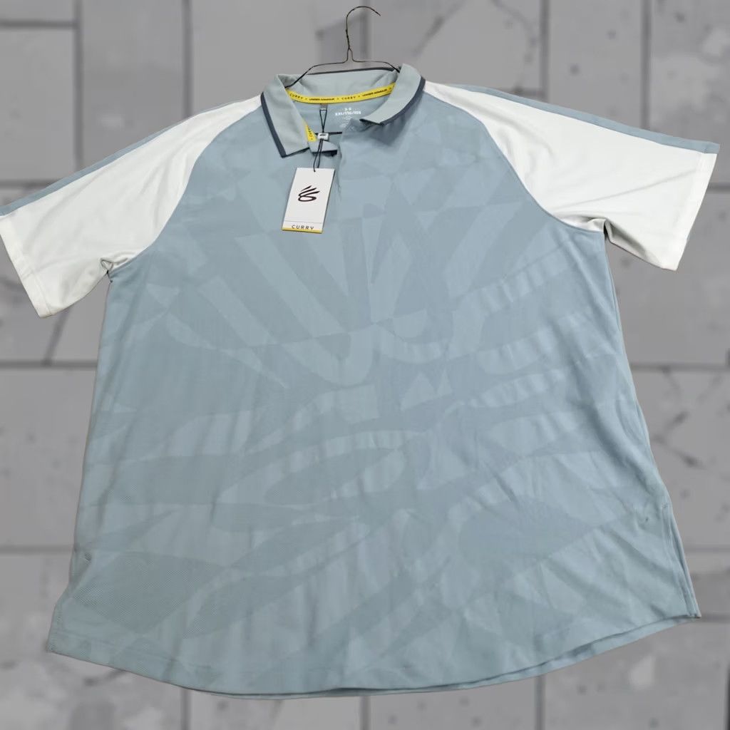 Under Armour Under Armour Polo Shirt 2XL Blue Steph Curry NEW Size US XXL / EU 58 / 5 - 1 Thumbnail