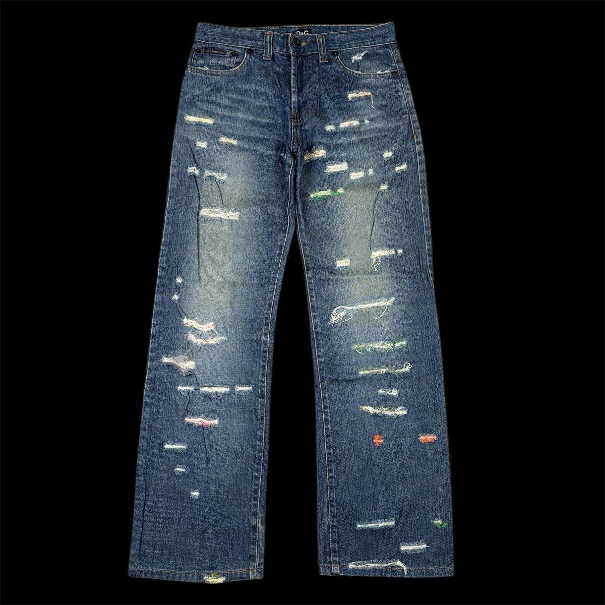 Dolce & Gabbana Dolce & Gabbana Distressed Denim Size US 28 / EU 44 - 1 Thumbnail