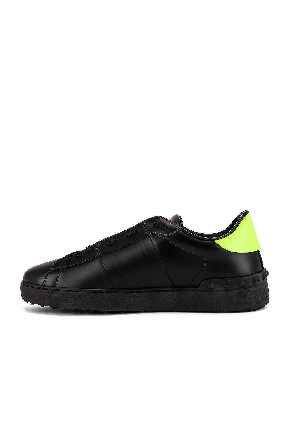 Valentino o1y0525 Logo Leather Low-Top Sneakers in Black Size US 6 / EU 39 - 5 Thumbnail