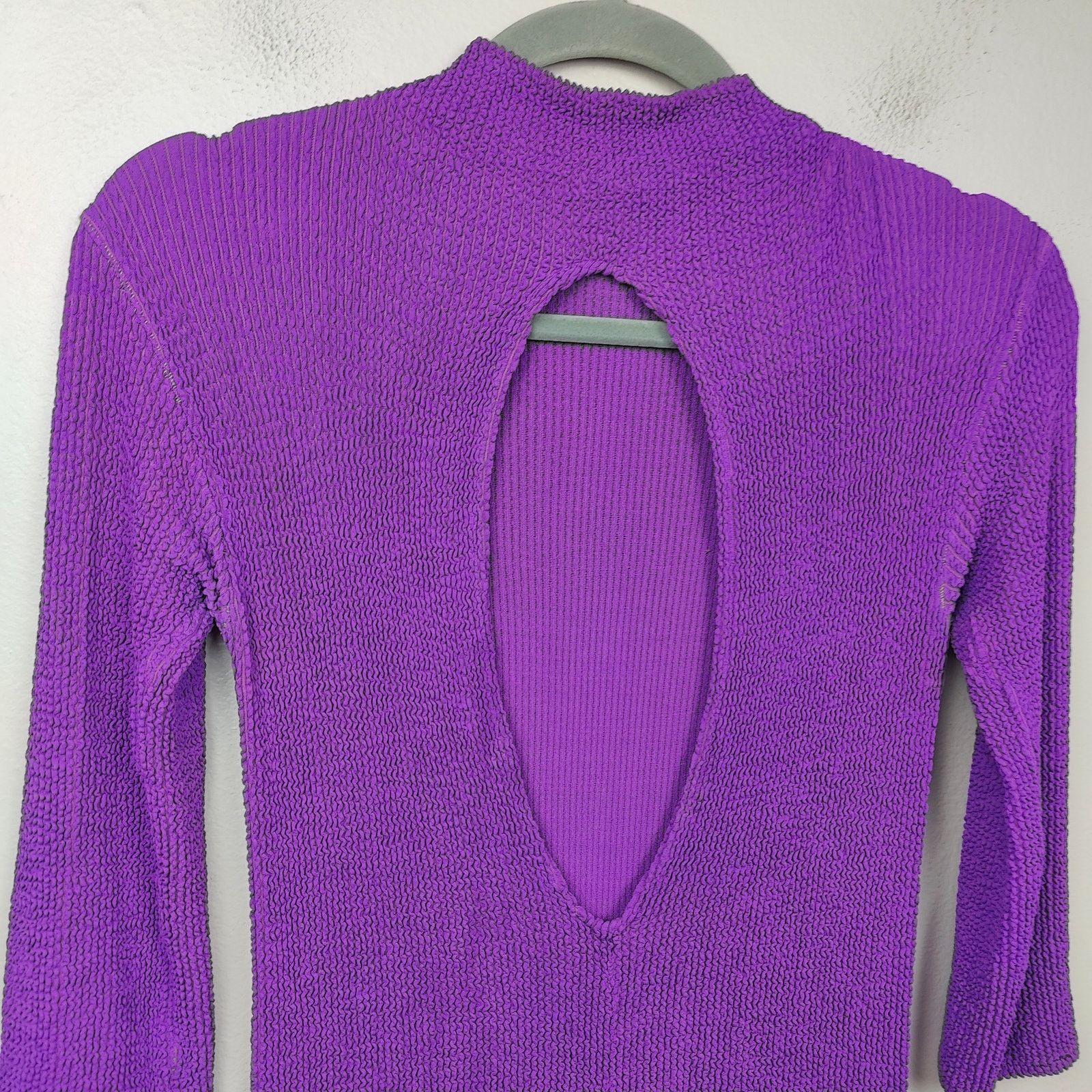 Tripp NYC Vintage Tripp NYC Crinkle Dress Womens Small Purple Size S / US 4 / IT 40 - 7 Thumbnail