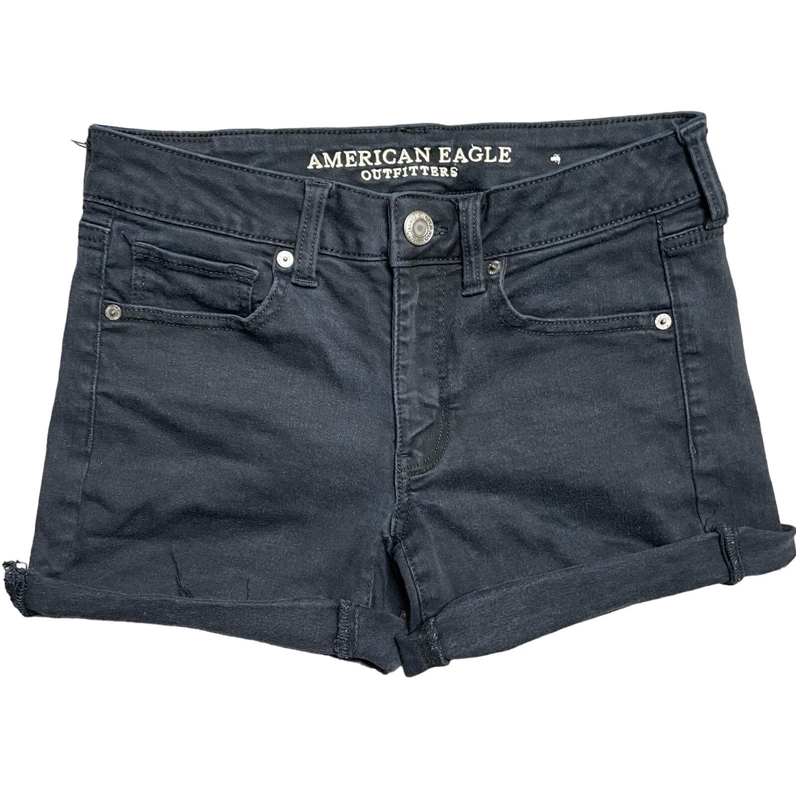 American Eagle Outfitters American Eagle Midi Shorts Size 28" / US 6 / IT 42 - 2 Thumbnail