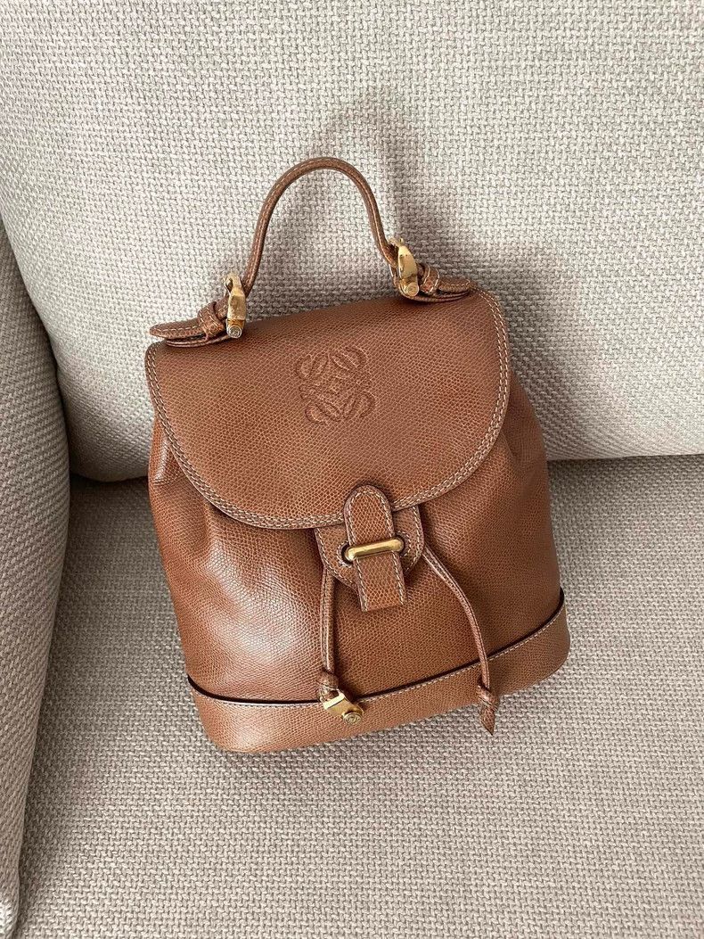 Loewe loewe Small chestnut-colored school bag 2503-Nextarrow Size ONE SIZE - 2 Thumbnail