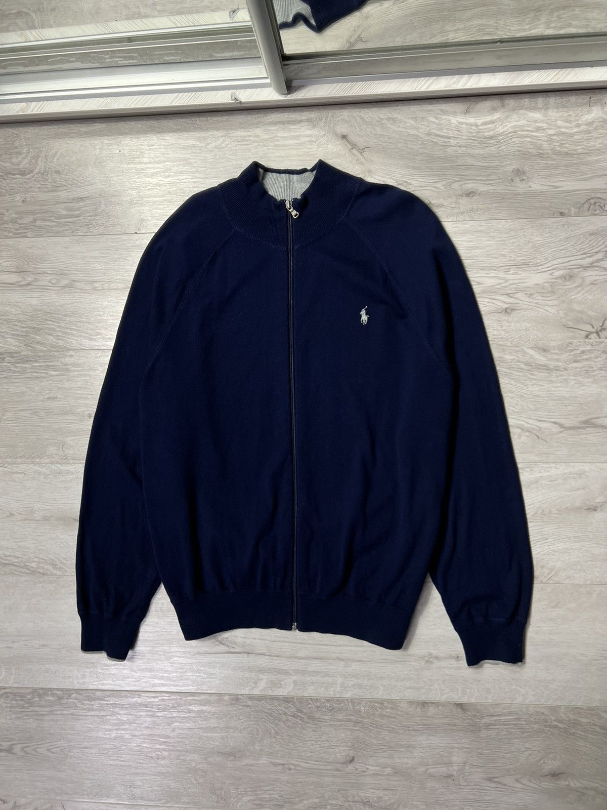Polo Ralph Lauren Full Zip Knitted Bomber Sweater