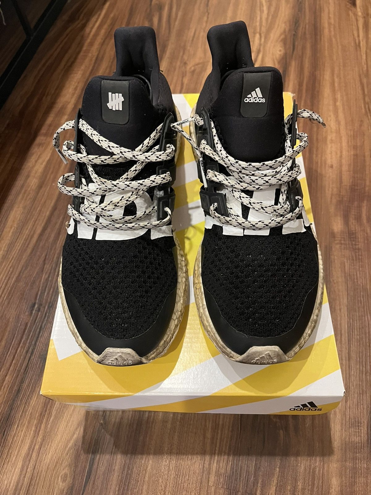 Adidas × Undefeated Undefeated x Adidas Black Ultra Boosts Size US 11.5 / EU 44-45 - 2 Thumbnail