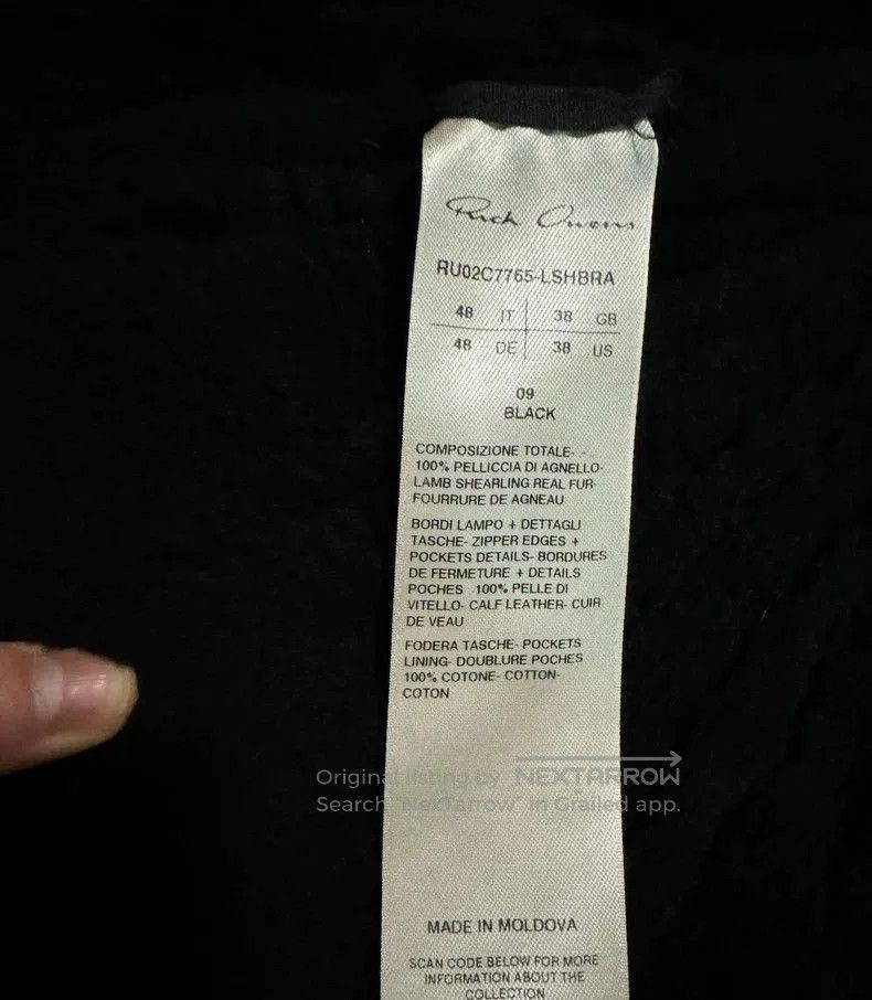 Rick Owens Rick Owens Sheepskin jacket. Size US L / EU 52-54 / 3 - 3 Thumbnail