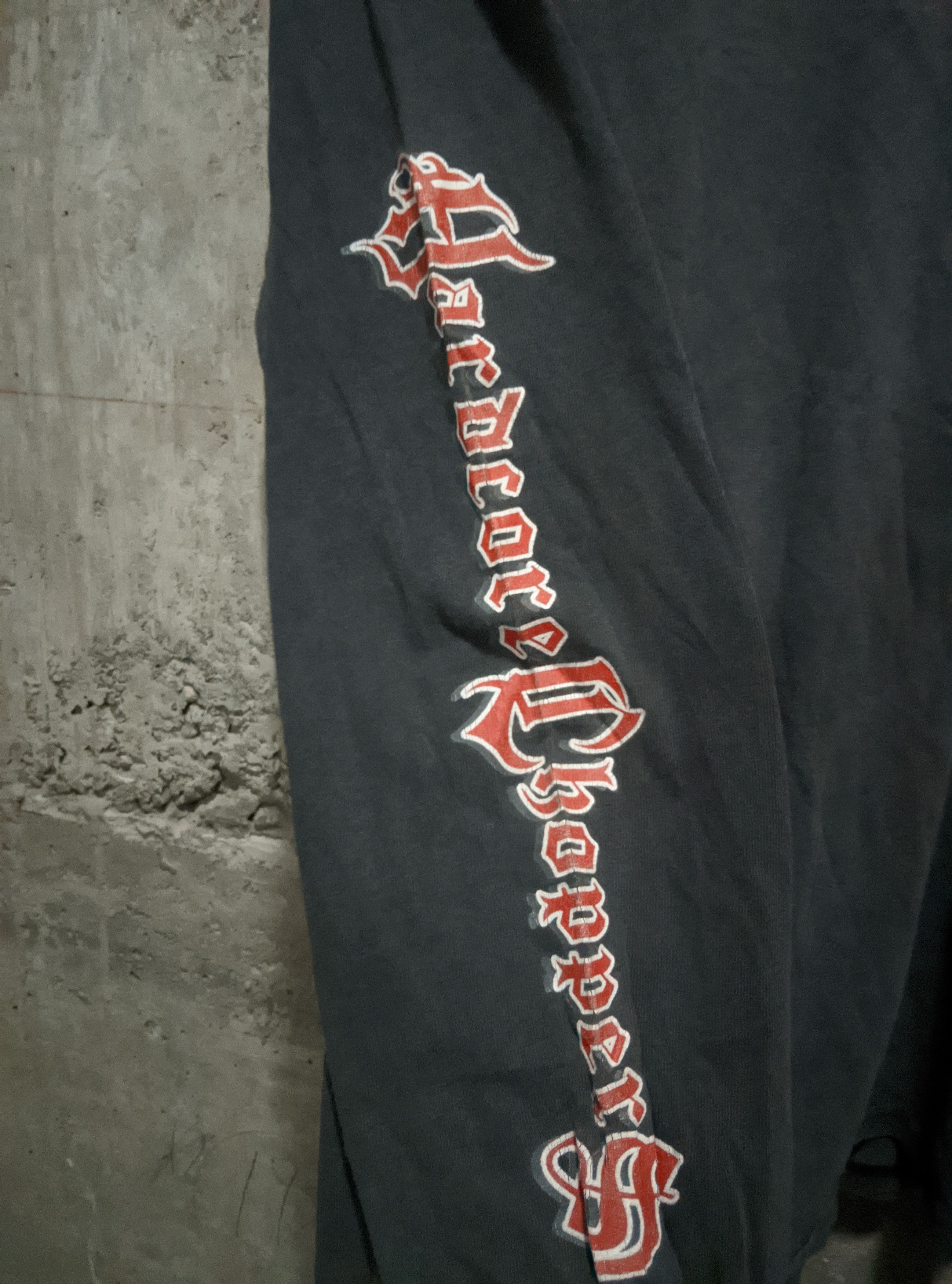 Vintage Vintage 90s hardcore choppers skull westcoast motorcicles t Size US XL / EU 56 / 4 - 9 Thumbnail