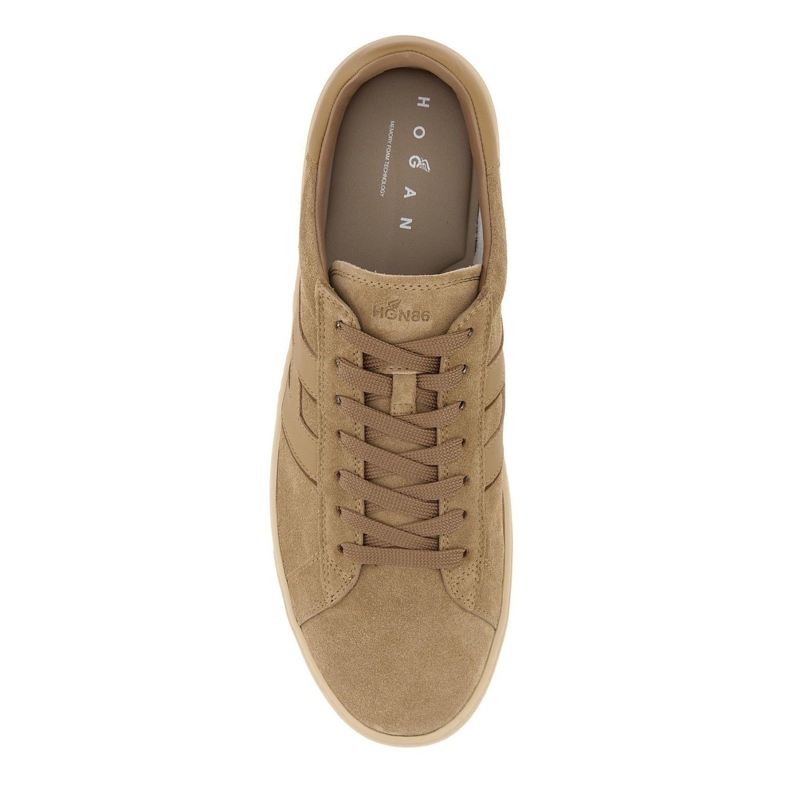 Hogan HOGAN Cool Beige Suede Sneakers New & Authentic (Men's size: Size US 8 / EU 41 - 2 Thumbnail