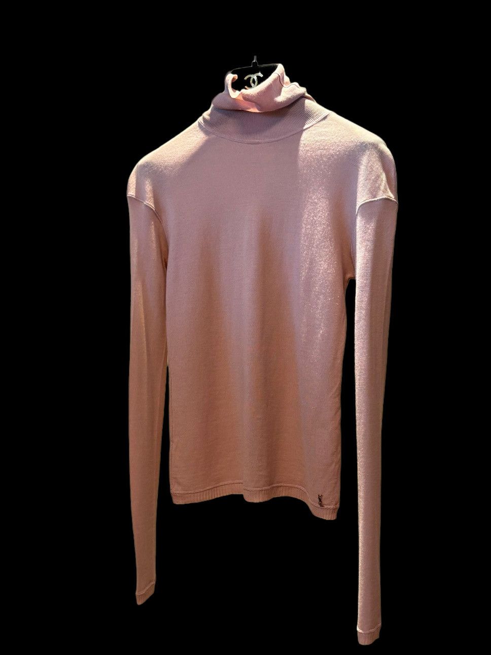 Saint Laurent Paris Saint Laurent Pink Wool Turtleneck Sweater Size M Size M / US 6-8 / IT 42-44 - 1 Thumbnail