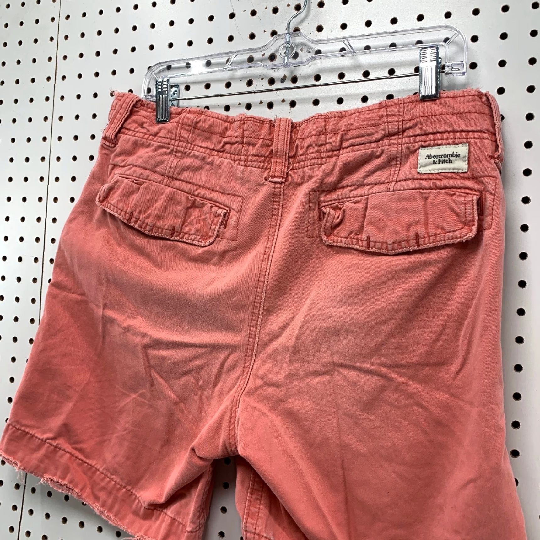 Abercrombie & Fitch Vintage Abercrombie & Fitch Shorts Mens 30 Pink Military Canvas Chino Baggy Size US 30 / EU 46 - 7 Thumbnail