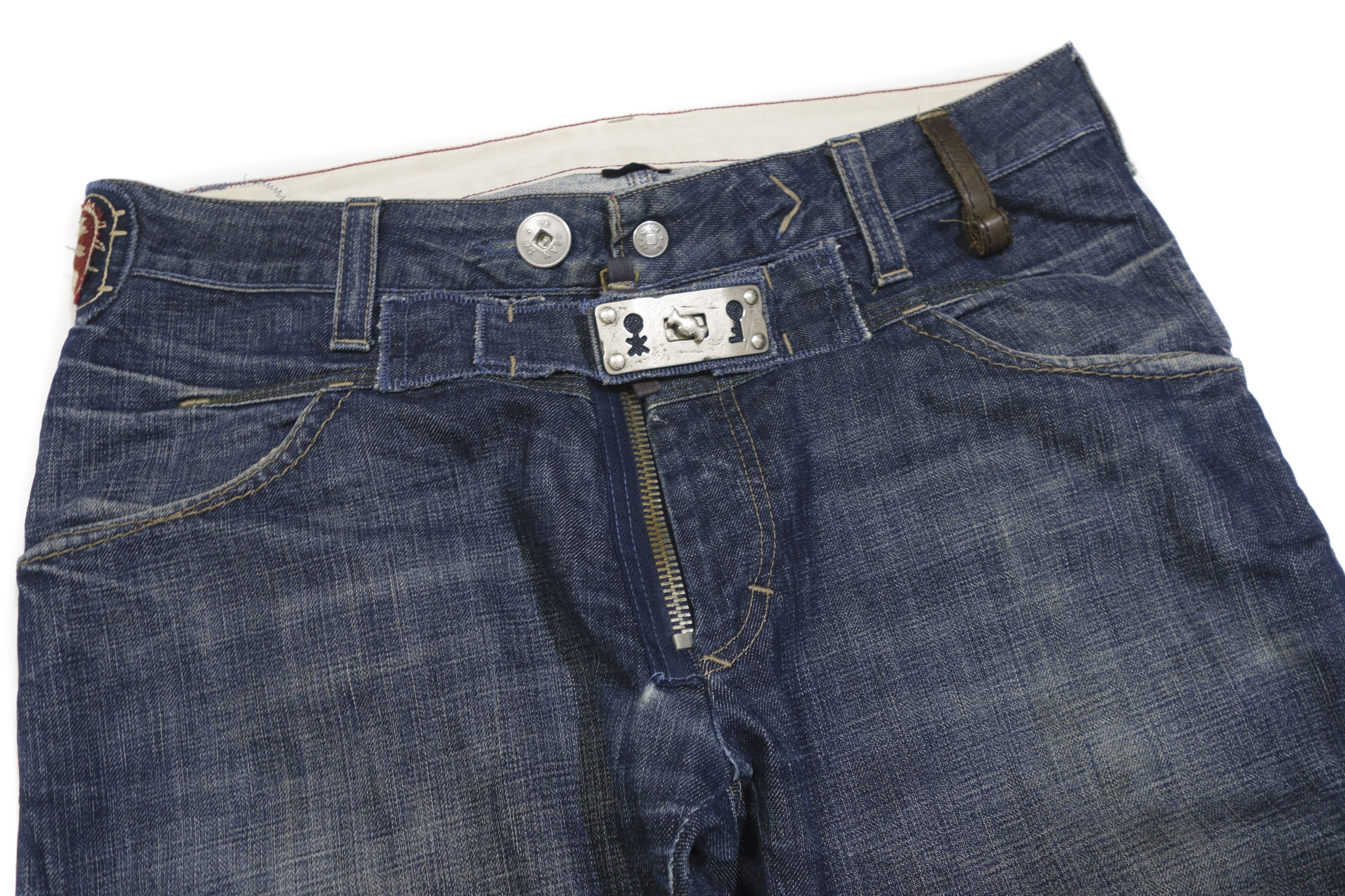 Marithe + Francois Girbaud 00S Y2K Locker Jeans Size US 34 / EU 50 - 3 Thumbnail