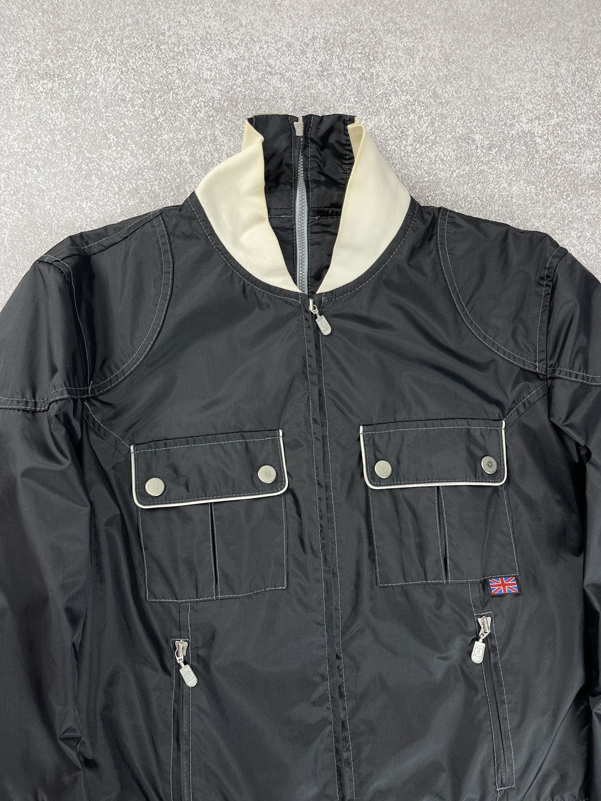 Belstaff × Vintage Vintage Belstaff Silver Label Nylon Reflective Jacket Size M / US 6-8 / IT 42-44 - 2 Thumbnail