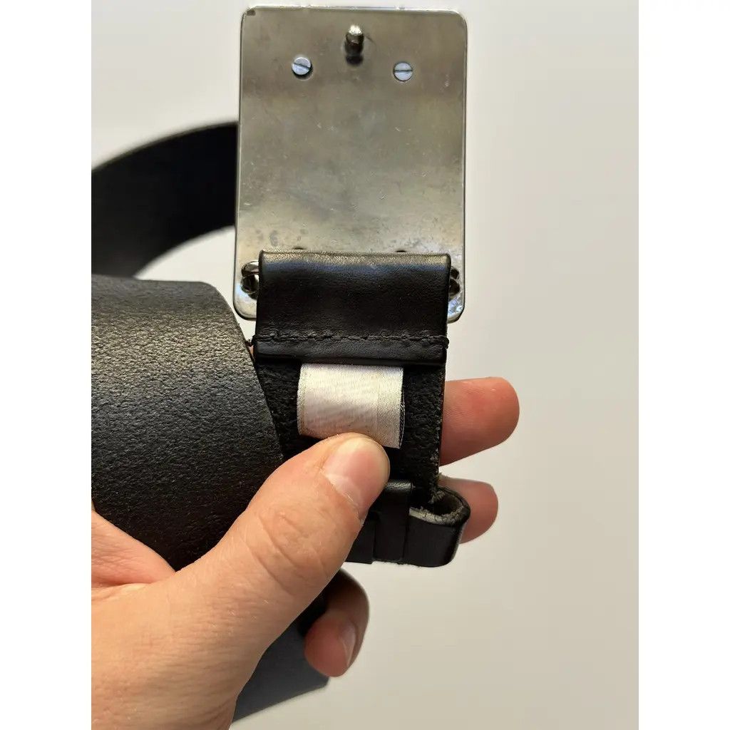 Dolce & Gabbana Dolce & Gabbana D&G Logo Leather Belt Black Metal Buckle Size ONE SIZE - 6 Thumbnail