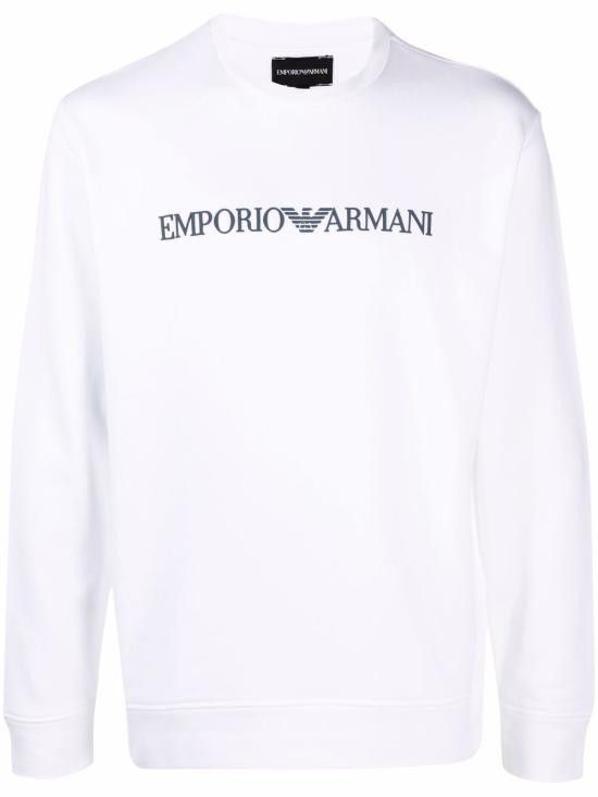 Emporio Armani EMPORIO ARMANI Men Hoodies 8N1MR6 1JRIZF109 White Size US XL / EU 56 / 4 - 1 Thumbnail