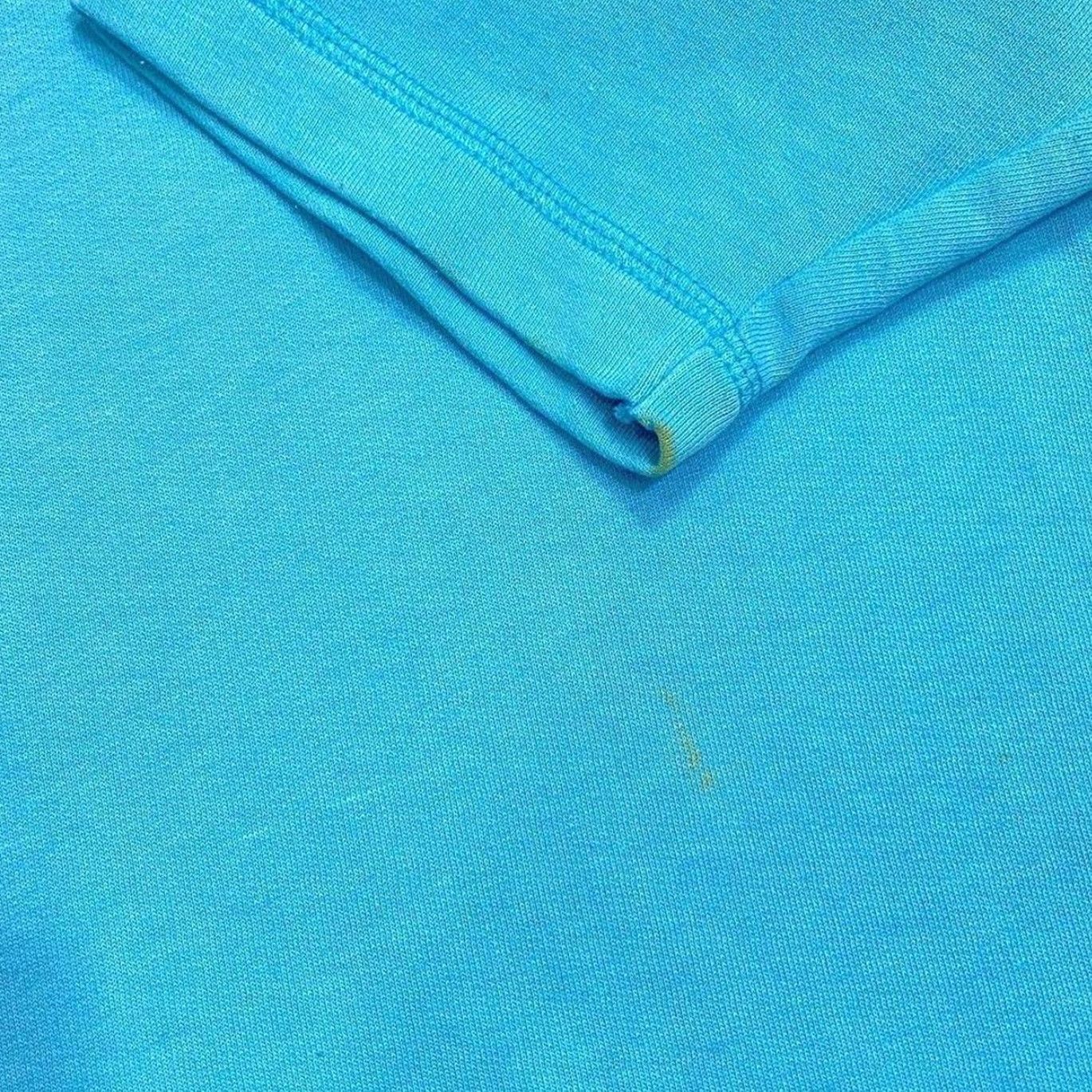 ASH VINTAGE Dash Colour Block Embroidered Fish 1/4 Zip Sweatshirt Women's UK 14 Blue/Yellow/Green/White Pullover Size XL / US 12-14 / IT 48-50 - 4 Thumbnail