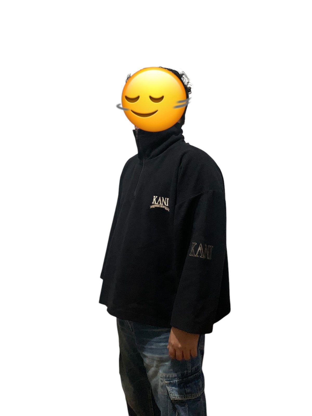 Karl Kani × Shorty's Skateboards 1990s Karl Kani baggy half zip fleece sweatshirt boxy Size US XL / EU 56 / 4 - 6 Thumbnail