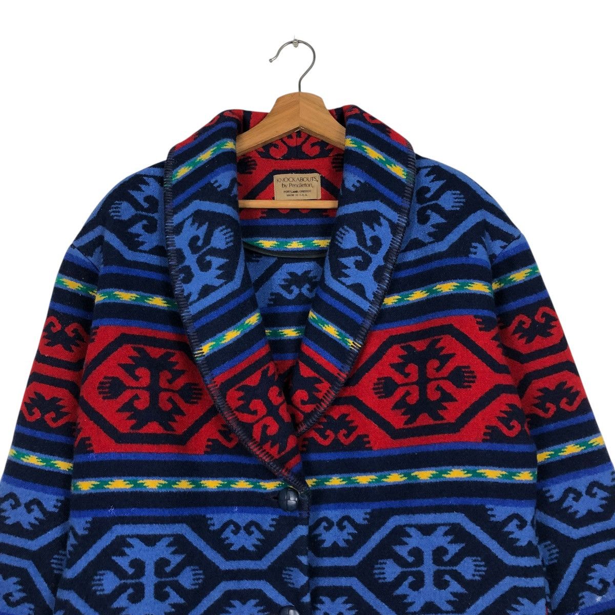 Pendleton 🔥VINTAGE WOOL JACKET KNOCKABOUTS PENDLETON MADE IN USA Size US S / EU 44-46 / 1 - 5 Thumbnail
