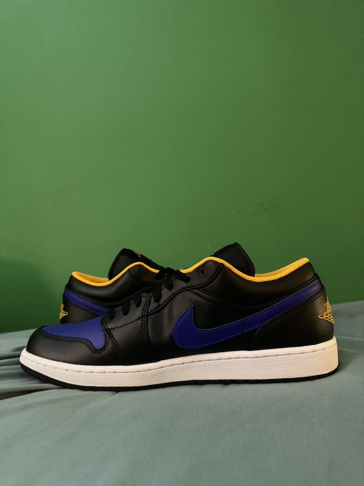 Jordan Brand Nike Air Jordan 1 Low Dark Concord 2022 Size US 12 / EU 45 - 2 Thumbnail