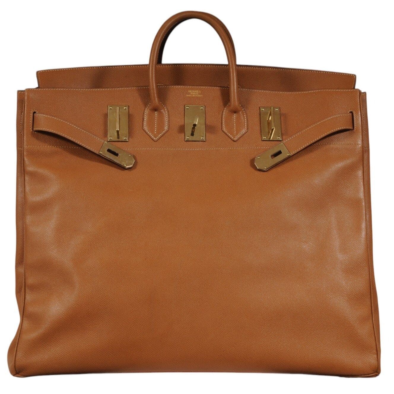 Hermes VTG 1980's Haut à Courroies Hac 55 Birkin Veau Courchevel Size ONE SIZE - 10 Thumbnail