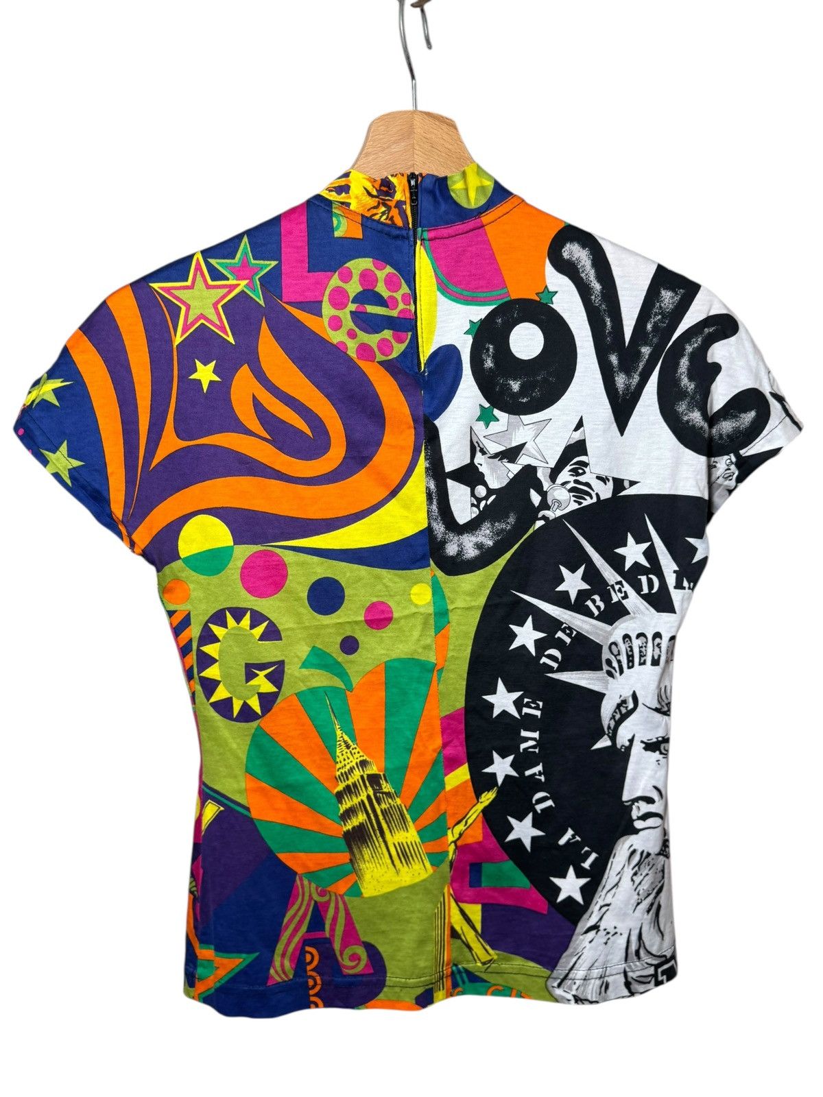 Versace Versace Jeans Couture Pop Art Top Multicolor S Size S / US 4 / IT 40 - 2 Thumbnail