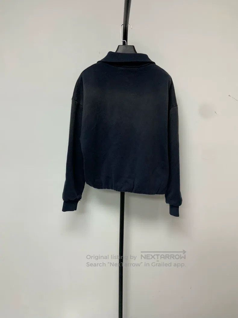 Acne Studios Acne Studios Soft fleece leisure sweatshirt with logo embr Size XS / US 0-2 / IT 36-38 - 2 Thumbnail