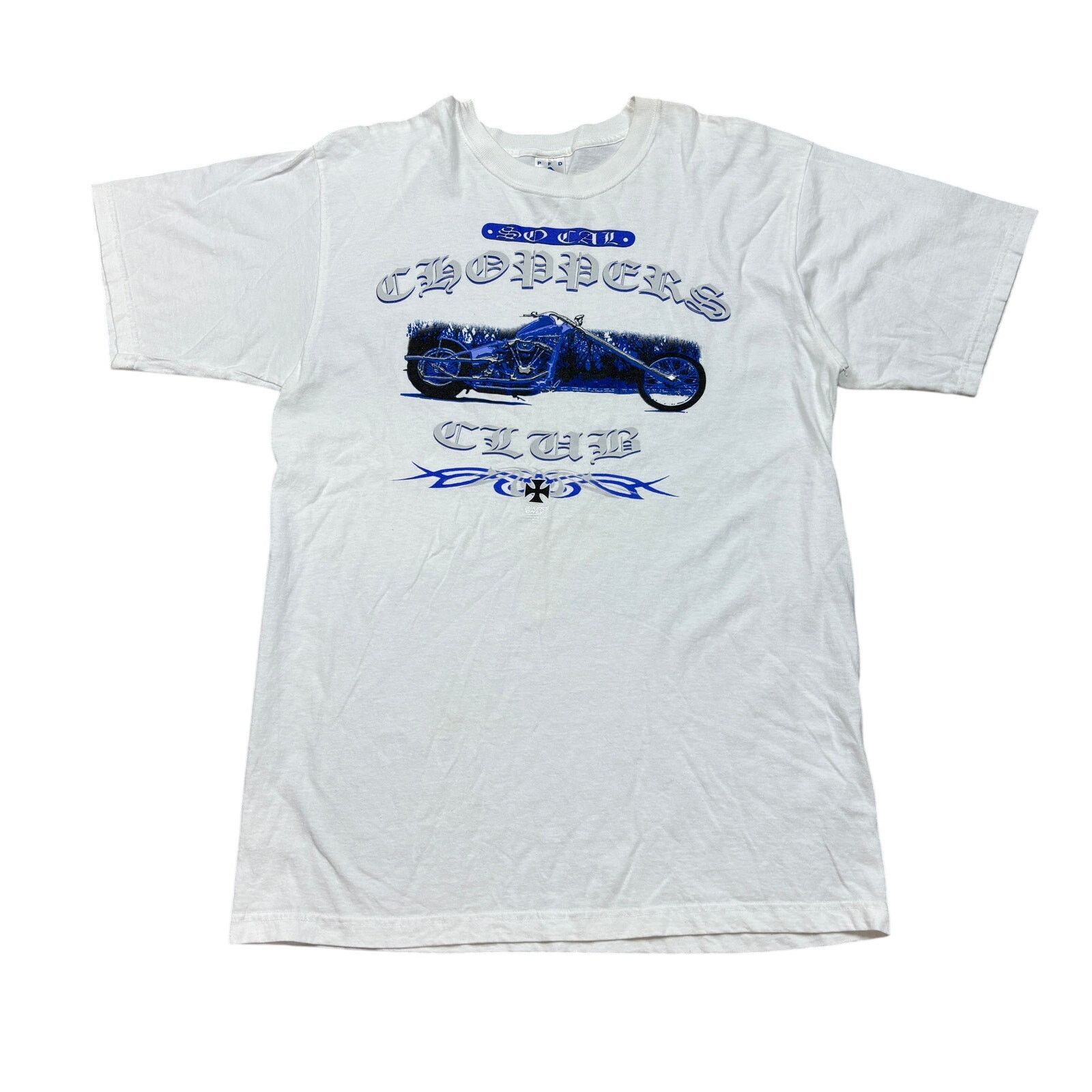 Vintage × West Coast Choppers Vintage Y2K So Cal Choppers Club Short Sleeve T Shirt Large Size US L / EU 52-54 / 3 - 1 Thumbnail