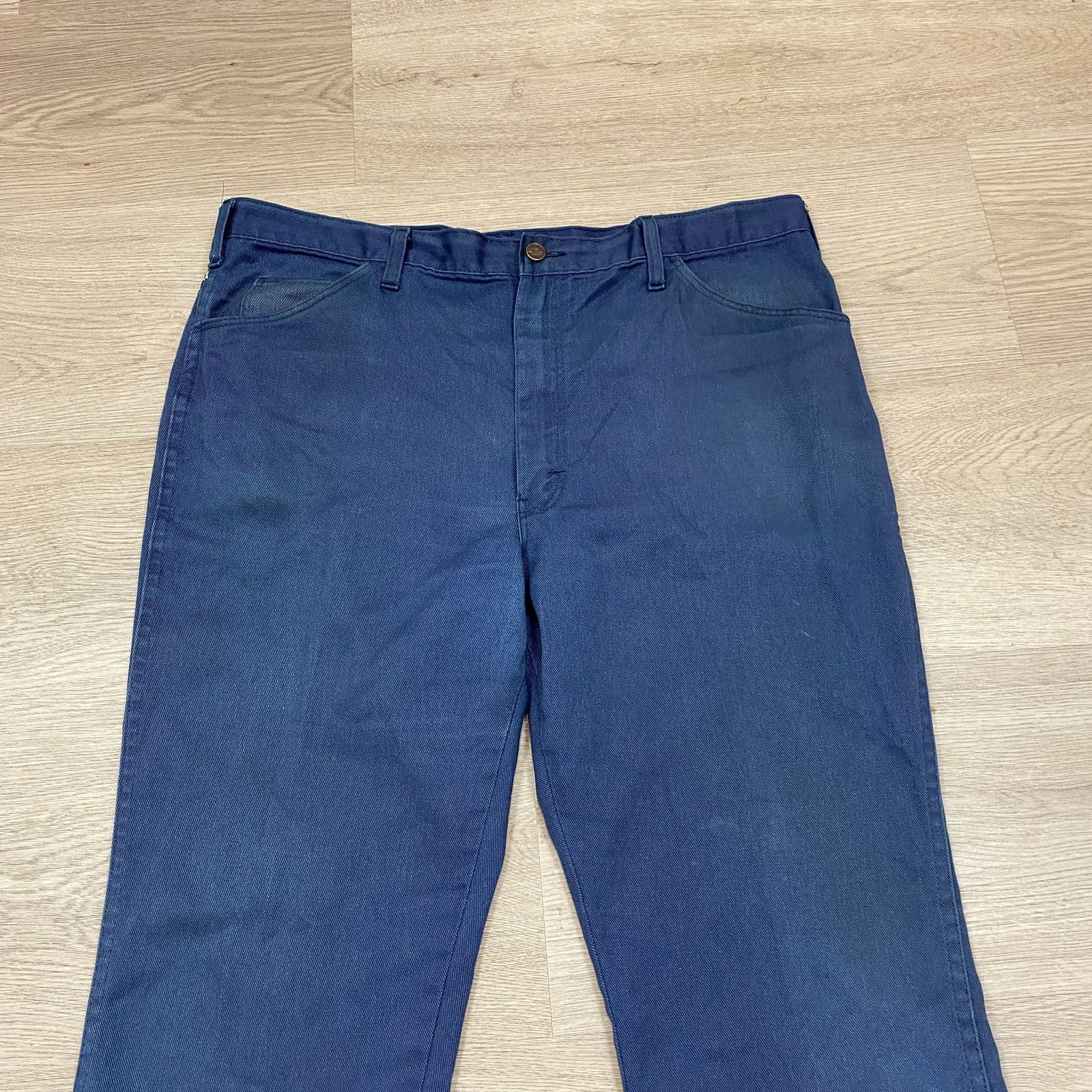 Dickies × Vintage VTG 70s Dickies Talon Zipper Bootcut Work Pants Men's 40x28 Size US 40 / EU 56 - 2 Thumbnail