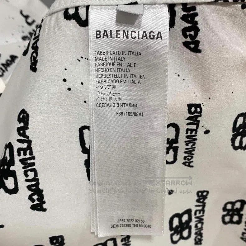 Balenciaga Balenciaga Double B printed shirt Size L / US 10 / IT 46 - 5 Thumbnail