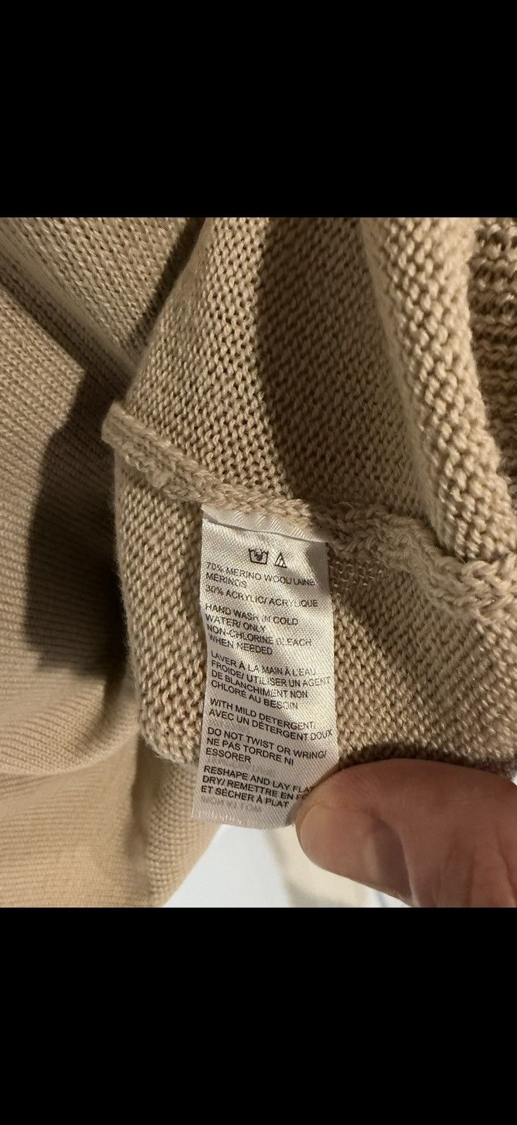 Saks Fifth Avenue Merino wool sweater Size US L / EU 52-54 / 3 - 7 Thumbnail
