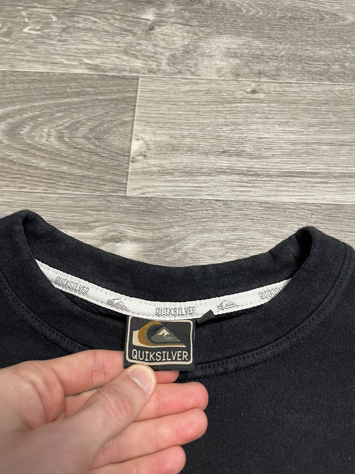 Quiksilver Vintage Quicksilver Surf Style Black Sweatshirt 90s Size US S / EU 44-46 / 1 - 8 Thumbnail